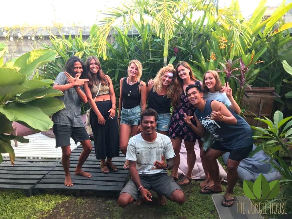 The Jungle House Hostel Canggu Kültér fotó